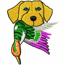 Dogs Embroidery Design 4